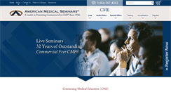 Desktop Screenshot of americanmedicalseminars.com